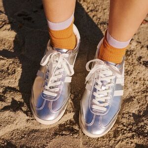 Gola Torpedo Sneakers- silver & white